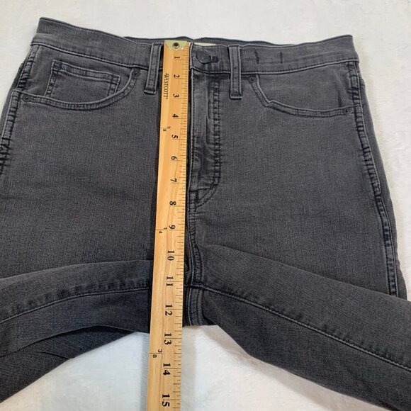 Madewell Stovepipe Banberry raw hem skinny stretch denim jeans pants - Picture 10 of 12